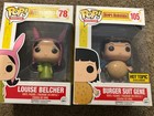 Funko Pop! Vinyl: Bob's Burgers - Louise Belcher #78 And burger Suit Gene #105