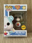 Funko Pop CHASE Care Bears True Heart Bear Figure w/ Protector