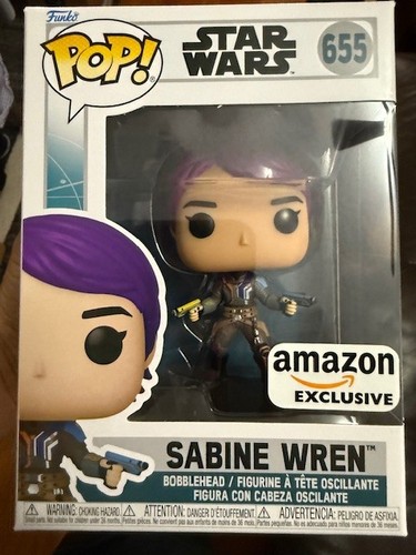 Star Wars Ahsoka Sabine Wren Funko Pop 655 Amazon Exclusive