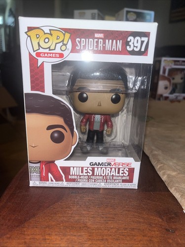 Funko Pop Miles Morales Vinyl Figure #397 Spider-Man Gamerverse Series Marvel