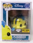 Funko Pop 2018 Walt Disney The Little Mermaid Hot Topic Diamond 237 Flounder