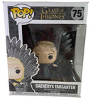 Funko Pop #75 Daenerys Targaryen Iron Throne GOT Vinyl Figure NEW Box Flaw HTF