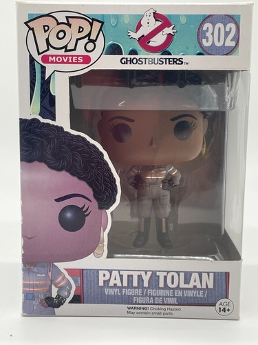 Funko Pop Ghostbusters Patty Tolan #302 Vinyl Figure 2016 Movie Collectible Box