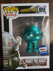 Funko Pop Forbidden Planet Robby The Robot Metallic Gemini Exclusive Vaulted 89