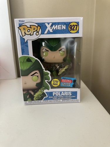 Funko Pop Marvel X-Men Polaris #927 Glow in the Dark GITD 2021 NYCC Exclusive