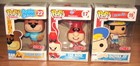 Funko POP! Ad Icons #19 Bazooka JOE #22 SUGAR BEAR #17 Domino's NOID + Protector