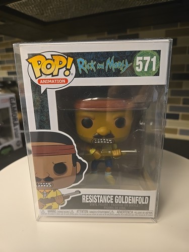 Funko Pop! Vinyl: Rick and Morty - Resistance Goldenfold #571 w Protector