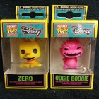 Funko Nightmare Before Xmas: OOGIE BOOGIE & ZERO Blacklight Pocket POP Keychain