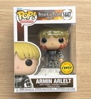 Funko Pop Attack On Titan Armin Arlelt CHASE #1447 + Free Protector