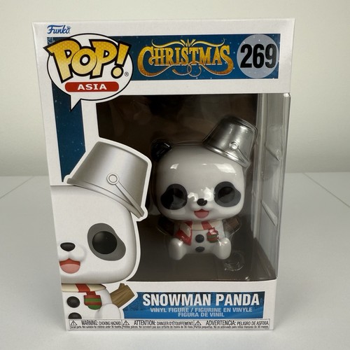 Snowman Panda Funko Pop #269 Asia Chinese Exclusive Christmas Rare Asian Funkos