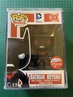 Fugitive toys exclusive #33 Metallic Batman Beyond Funko Pop With Popstack