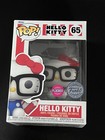 Funko Pop Hello Kitty and Friends- Hello Kitty with Glasses FLOCKED #65  Special
