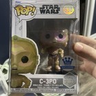 Funko Star Wars C-3P0 Facet # 638 Disney 100th Funko Shop Exclusive w/ Protector