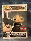 Captain Levi 1315 Funko Pop Attack on Titan AAA Anime Exclusive Box Ding See Pic