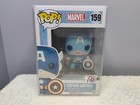 Funko Pop Captain America (Sepia) 75th Anniversary Exclusive #159 w/ Protector
