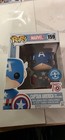 Funko Pop Marvel CAPTAIN AMERICA #159 75th Anniversary Photon Shield Exclusive