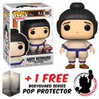 FUNKO POP VINYL THE OFFICE ANDY BERNARD SUMO SUIT #1061 EXCLUSIVE VINYL FIGURE