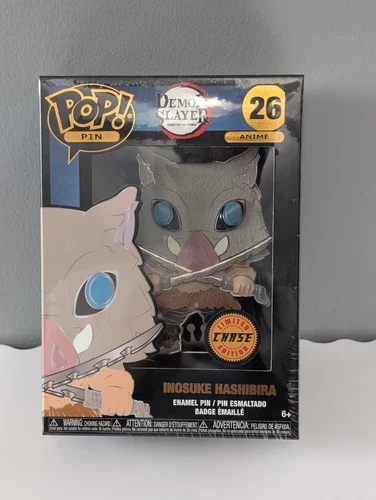 Demon Slayer Inosuke Hashibira #26 CHASE New Sealed Funko Pop! Enamel Pin Anime