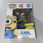 Despicable Me #35 Mustache Carl Funko Pop Entertainment Earth Exclusive Minion