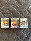 Funko Bitty Pop Disney Princess Cinderella, Tiana, Rapunzel #222, #223, #224