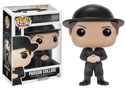 Pop Movies Pride Prejudice Zombies 269 Parson Collins figure Funko 75729
