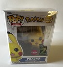 Funko Pop Games Pokémon Pikachu #553 Flocked Zavvi Exclusive Vinyl Figure NIB