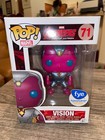 Funko Pop! Vinyl Figure - Marvel Avengers Age of Ultron Vision #71 FYE Exclusive