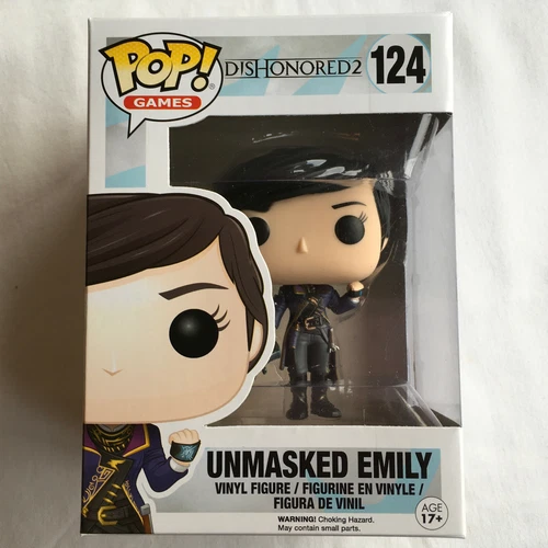 Dishonored 2 Unmasked Emily 124 Pop! Vinyl Figure Official "NEW"