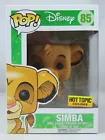 Disney Funko Pop - Simba (Flocked) - The Lion King - Hot Topic - No. 85