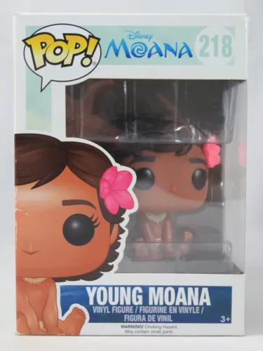 Disney Funko Pop - Young Moana - Moana - No. 218  - Free Protector