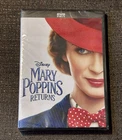 Disney Mary Poppins Returns (DVD, 2018) Brand New Wrapped Emily Blunt