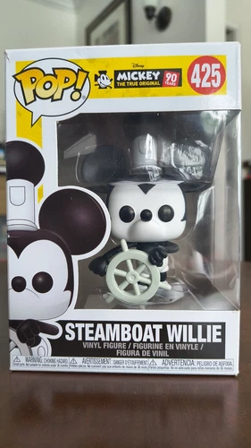 Disney Mickey True Original 90 Years Steamboat Willie Funko Pop! Vinyl #425
