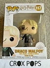 DRACO MALFOY + SPIDER Harry Potter 117 Funko Pop Vinyl New in Mint Box+Protector