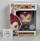 Dragon Ball #1868 Super Saiyan God Vegeta Funko Pop! Glow Chase  SE Mint P/P