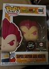 Dragon Ball Super Saiyan God Vegeta (Chase) CC Exclusive #1868 Funko Anime