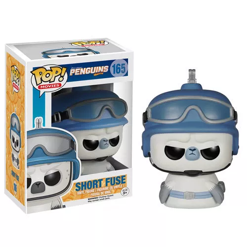 DREAMWORKS PENGUINS OF MADAGASCAR SHORT FUSE 3.75" VINYL FIGURE POP NEW FUNKO