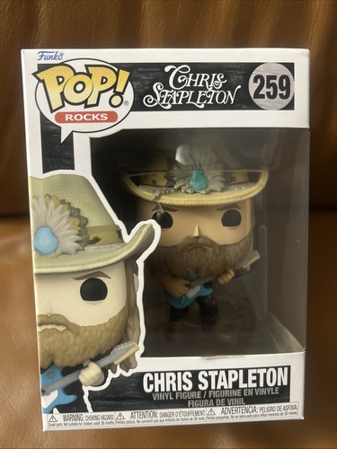 Funko Pop Chris Stapleton #259 Vinyl Figure Rocks Country Artist Musician