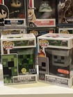 Funko POP Minecraft Creeper 320 FYE Glow In The Dark & Flaming Skeleton #326