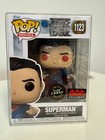 Funko POP! DC Justice League Glow Superman CHASE AAA Anime #1123 W/ Protector