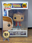 Funko POP! Movies Back to the Future BTTF Marty in Puffy Vest #961 w/Protector