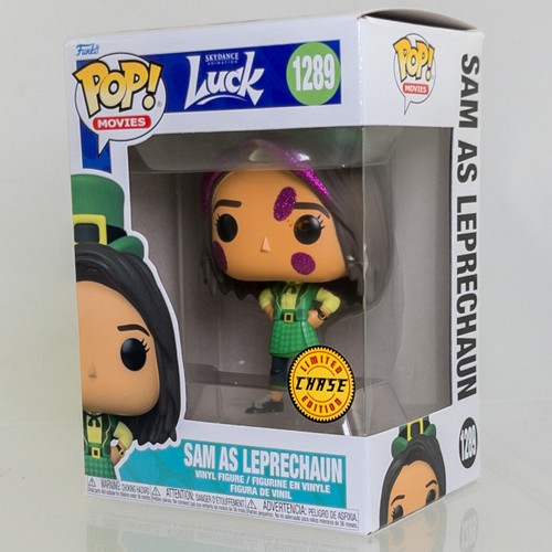 Funko POP! Movies -Luck Figure - SAM AS LEPRECHAUN (Purple Glitter) #1289 *CHASE
