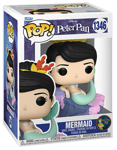 Peter Pan 70th Anniversary Mermaid POP Disney #1346 Vinyl Figure FUNKO