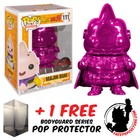 FUNKO POP DRAGON BALL Z MAJIN BUU PINK CHROME #111 EXCLUSIVE + POP PROTECTOR