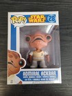 Admiral Ackbar 28 Star Wars Funko Pop Figure Brand New Great Shape