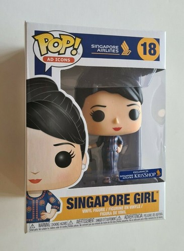 Funko Pop Ad Icons 18 Singapore Girl Singapore Airlines KrisShop Exclusive