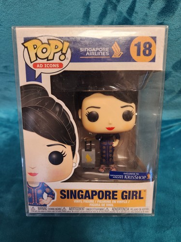Funko Pop! Ad Icons #18 Airlines Singapore Girl Kris Shop Exclusive W/protector