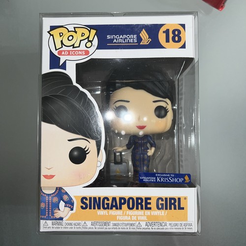 Funko Pop! Ad Icons #18 Airlines Singapore Girl Kris Shop Exclusive W/protector