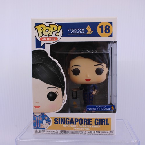 E1 Funko Pop Ad Icon Singapore Airlines KrisShop Exclusive Girl Vinyl Figure 18
