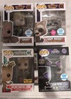Funko Pop!  Marvel - Black Panther - #1217 Holiday Groot / Baby Rocket Flocked