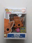 FUNKO POP FLOCKED VULPIX FIGURE POKEMON 2020 SUMMER CONVENTION GAMES #580 RARE